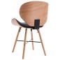 vidaXL Sillas de comedor 2 uds cuero sintético y madera curvada negro vidaXL Sillas de comedor 2 uds cuero sintético y madera curvada negro