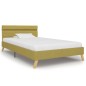 vidaXL Estructura de cama con LED tela verde 90x200 cm vidaXL Estructura de cama con LED tela verde 90x200 cm