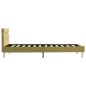 vidaXL Estructura de cama con LED tela verde 90x200 cm vidaXL Estructura de cama con LED tela verde 90x200 cm