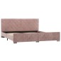 vidaXL Estructura de cama de terciopelo rosa 180x200 cm vidaXL Estructura de cama de terciopelo rosa 180x200 cm