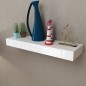 vidaXL Estantes de pared flotantes con cajones 2 uds blanco 80 cm vidaXL Estantes de pared flotantes con cajones 2 uds blanco 80 cm