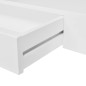 vidaXL Estantes de pared flotantes con cajones 2 uds blanco 80 cm vidaXL Estantes de pared flotantes con cajones 2 uds blanco 80 cm
