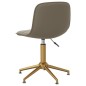 vidaXL Sillas de comedor giratorias 2 uds de terciopelo gris claro vidaXL Sillas de comedor giratorias 2 uds de terciopelo gris claro