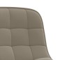 vidaXL Sillas de comedor giratorias 2 uds de terciopelo gris claro vidaXL Sillas de comedor giratorias 2 uds de terciopelo gris claro
