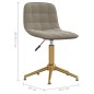 vidaXL Sillas de comedor giratorias 2 uds de terciopelo gris claro vidaXL Sillas de comedor giratorias 2 uds de terciopelo gris claro