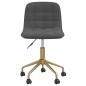 vidaXL Sillas de comedor giratorias 2 unidades terciopelo gris oscuro vidaXL Sillas de comedor giratorias 2 unidades terciopelo gris oscuro