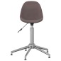 vidaXL Sillas de comedor giratorias 2 unidades tela gris taupe vidaXL Sillas de comedor giratorias 2 unidades tela gris taupe