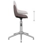 vidaXL Sillas de comedor giratorias 2 unidades tela gris taupe vidaXL Sillas de comedor giratorias 2 unidades tela gris taupe