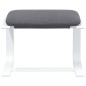 vidaXL Reposapiés de tela gris oscuro 51x41x40 cm vidaXL Reposapiés de tela gris oscuro 51x41x40 cm