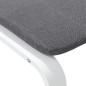 vidaXL Reposapiés de tela gris oscuro 51x41x40 cm vidaXL Reposapiés de tela gris oscuro 51x41x40 cm