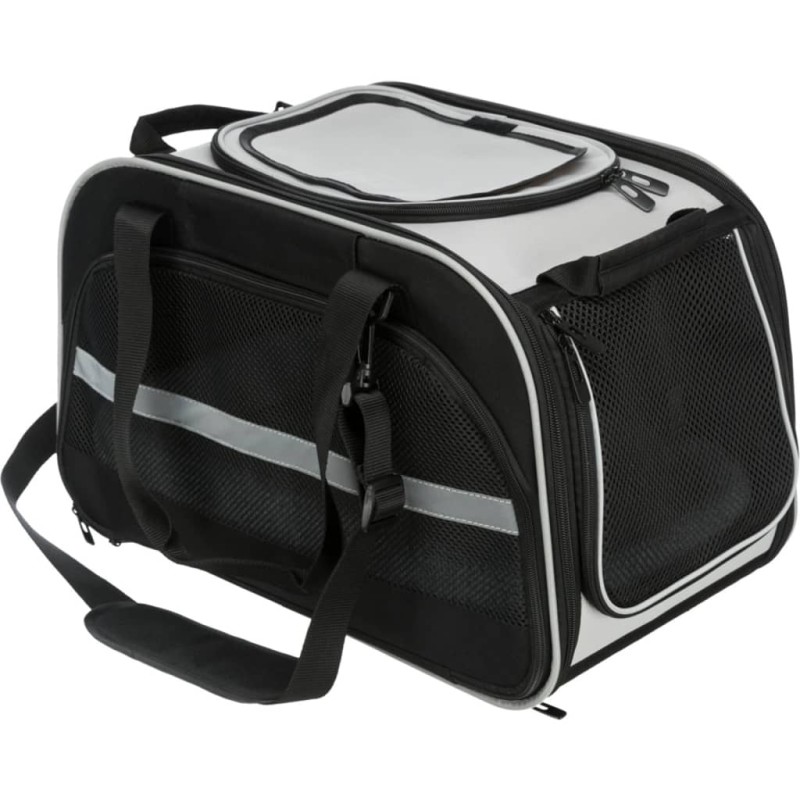 TRIXIE Casa y bolso trasportín para mascotas Valery negro y gris TRIXIE Casa y bolso trasportín para mascotas Valery negro y gris