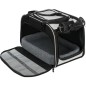 TRIXIE Casa y bolso trasportín para mascotas Valery negro y gris TRIXIE Casa y bolso trasportín para mascotas Valery negro y gris