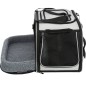 TRIXIE Casa y bolso trasportín para mascotas Valery negro y gris TRIXIE Casa y bolso trasportín para mascotas Valery negro y gris