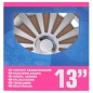 ProPlus Juego de tapacubos 4 unidades Meridian plateado 13" ProPlus Juego de tapacubos 4 unidades Meridian plateado 13"