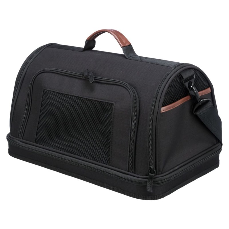 TRIXIE Bolso para transporte aéreo de perros Gate negro 45x28x25 cm TRIXIE Bolso para transporte aéreo de perros Gate negro 45x28x25 cm