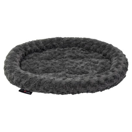 Jack and Vanilla Cesta para mascotas Softy S gris roseta 55x45x7 cm