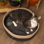Beeztees Cama para gatos Minus One Xana 45x14 cm gris y marrón Beeztees Cama para gatos Minus One Xana 45x14 cm gris y marrón