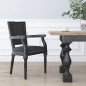 vidaXL Silla de comedor terciopelo negro vidaXL Silla de comedor terciopelo negro
