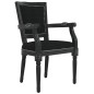 vidaXL Silla de comedor terciopelo negro vidaXL Silla de comedor terciopelo negro