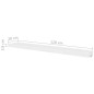 vidaXL Estantes de pared 4 unidades blanco 120 cm vidaXL Estantes de pared 4 unidades blanco 120 cm
