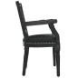 vidaXL Silla de comedor terciopelo negro vidaXL Silla de comedor terciopelo negro