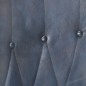 vidaXL Sillón orejero de cuero auténtico gris canela vidaXL Sillón orejero de cuero auténtico gris canela