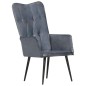 vidaXL Sillón orejero de cuero auténtico gris canela vidaXL Sillón orejero de cuero auténtico gris canela