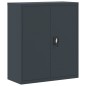 vidaXL Armario archivador de acero gris antracita 90x40x105 cm