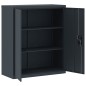 vidaXL Armario archivador de acero gris antracita 90x40x105 cm