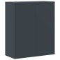 vidaXL Armario archivador de acero gris antracita 90x40x105 cm