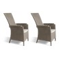 Keter Sillas de jardín reclinables Vermont 2 uds capuchino Keter Sillas de jardín reclinables Vermont 2 uds capuchino
