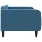 vidaXL Sofá cama terciopelo azul 90x200 cm vidaXL Sofá cama terciopelo azul 90x200 cm