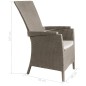Keter Sillas de jardín reclinables Vermont 2 uds capuchino Keter Sillas de jardín reclinables Vermont 2 uds capuchino