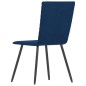 vidaXL Sillas de comedor 2 unidades terciopelo azul vidaXL Sillas de comedor 2 unidades terciopelo azul