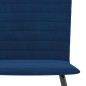 vidaXL Sillas de comedor 2 unidades terciopelo azul vidaXL Sillas de comedor 2 unidades terciopelo azul