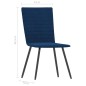 vidaXL Sillas de comedor 2 unidades terciopelo azul vidaXL Sillas de comedor 2 unidades terciopelo azul
