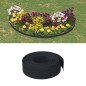 vidaXL Borduras de jardín 3 uds polietileno negro 10 m 15 cm vidaXL Borduras de jardín 3 uds polietileno negro 10 m 15 cm