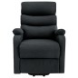 vidaXL Sillón de masaje elevable tela gris oscuro vidaXL Sillón de masaje elevable tela gris oscuro
