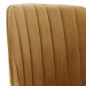 vidaXL Sillas de comedor 2 unidades terciopelo marrón
