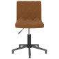 vidaXL Sillas de comedor giratorias 2 unidades terciopelo marrón vidaXL Sillas de comedor giratorias 2 unidades terciopelo marrón