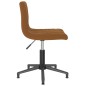 vidaXL Sillas de comedor giratorias 2 unidades terciopelo marrón vidaXL Sillas de comedor giratorias 2 unidades terciopelo marrón
