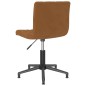 vidaXL Sillas de comedor giratorias 2 unidades terciopelo marrón vidaXL Sillas de comedor giratorias 2 unidades terciopelo marrón