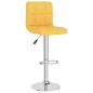vidaXL Taburetes de cocina 2 unidades tela amarillo mostaza vidaXL Taburetes de cocina 2 unidades tela amarillo mostaza
