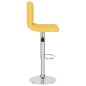 vidaXL Taburetes de cocina 2 unidades tela amarillo mostaza vidaXL Taburetes de cocina 2 unidades tela amarillo mostaza