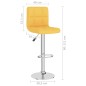 vidaXL Taburetes de cocina 2 unidades tela amarillo mostaza vidaXL Taburetes de cocina 2 unidades tela amarillo mostaza