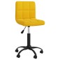 vidaXL Sillas de comedor giratorias 2 uds terciopelo amarillo mostaza vidaXL Sillas de comedor giratorias 2 uds terciopelo amarillo mostaza