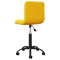 vidaXL Sillas de comedor giratorias 2 uds terciopelo amarillo mostaza vidaXL Sillas de comedor giratorias 2 uds terciopelo amarillo mostaza