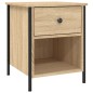 vidaXL Mesitas noche 2 uds madera ingeniería roble Sonoma 40x42x50 cm vidaXL Mesitas noche 2 uds madera ingeniería roble Sonoma 40x42x50 cm