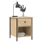 vidaXL Mesitas noche 2 uds madera ingeniería roble Sonoma 40x42x50 cm vidaXL Mesitas noche 2 uds madera ingeniería roble Sonoma 40x42x50 cm