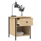 vidaXL Mesitas noche 2 uds madera ingeniería roble Sonoma 40x42x50 cm vidaXL Mesitas noche 2 uds madera ingeniería roble Sonoma 40x42x50 cm